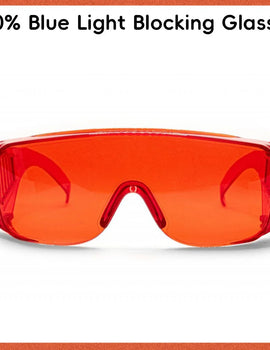 blue light blocking orange-red Lens goggle Glasses 100% Green light Blocking Fashions style Men Women Computer Reading goggle