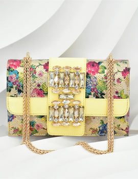 Italian Design Rhinestone-encrusted Ladies Party Shoes And Special Bag High Heels And Dual Purpose Bag Women's Shoes