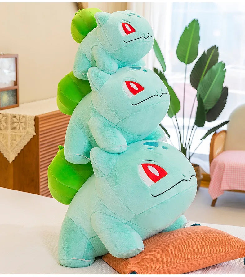 Bulbasaur Plush Stuffed Animal Soft Green Pillow