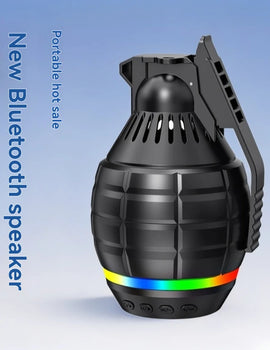 M26 Grenade Wireless Bluetooth Speaker Portable with FM Radio Bluetooth Speaker Outdoor Mountaineering subwoofer TWS/TF