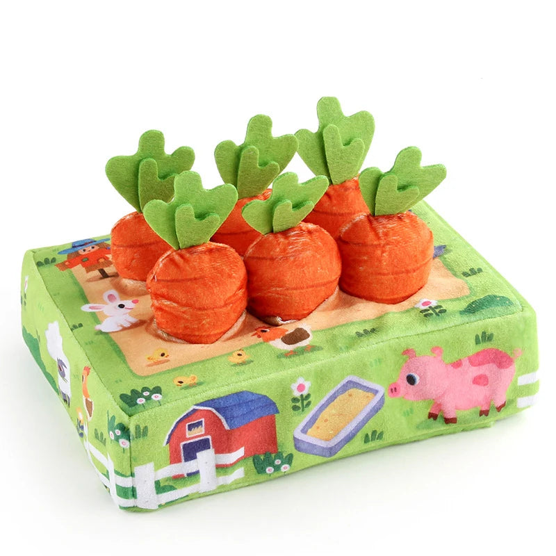 Toys 0 12 Month Tissue Box Pull Out Radish Toy Games s Fine Motor Skills Toys Montessori Early Learning Sensory Toy