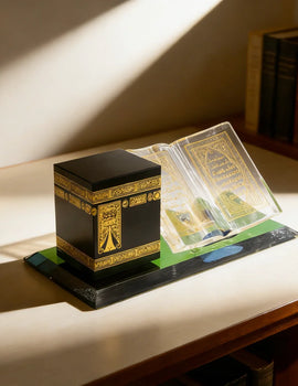 Muslim Ramadan Decorations for Home Muslim kaaba Model Islamic Architecture handicrafts Home Desktop Decor