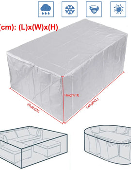 Customized Round Square Waterproof Outdoor Patio Garden Furniture Covers Rain Snow Chair Sofa Table Dust Proof kitchen BBQ Cover