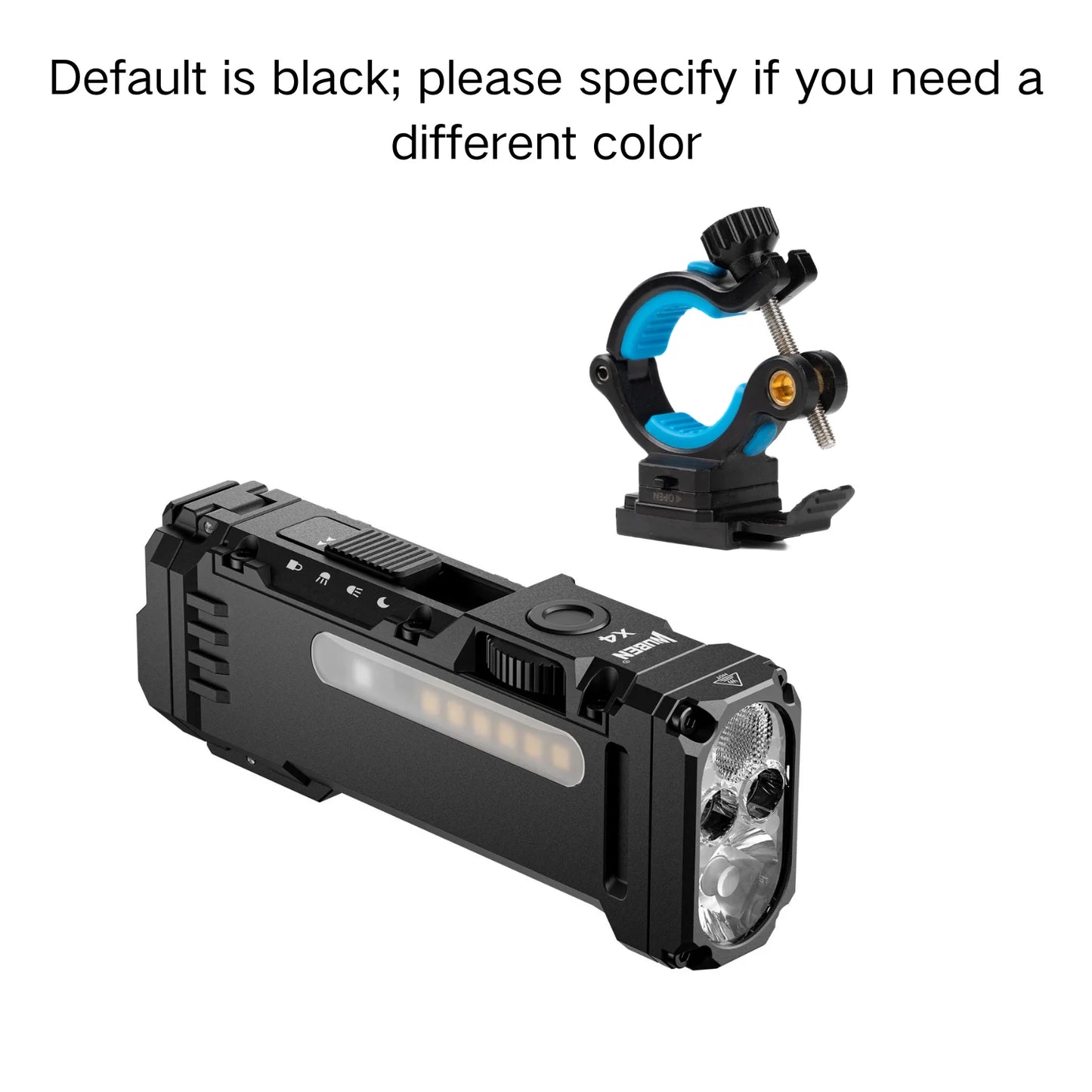 1500 Lumen Rechargeable Flat EDC LED Flashlight With RGB Side Light