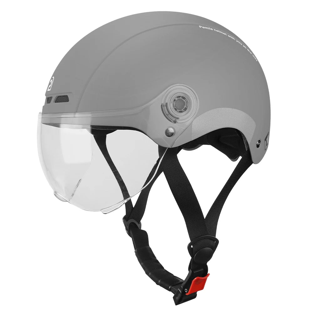 Adult Cycling Helmet With Goggles Ear Protection And Removable Lining