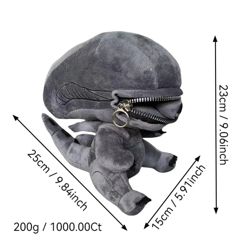 Alien Xenomorph Plush Toy Soft Stuffed Doll 25cm
