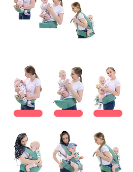0-48 Months Ergonomic Carrier Backpack With Hip Seat For Multi-function Sling Wrap Waist Stool Kangaroo