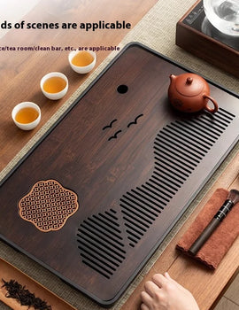 Tea Tray Tea Set Tea Tray Tea Sea Dry Brewing Platform Tray Bamboo Tray Tea Ceremony Small Water Storage Tea Platform
