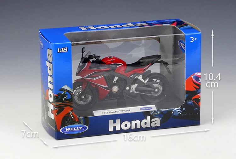 1 18 Scale Honda CBR650F Diecast Motorcycle Model