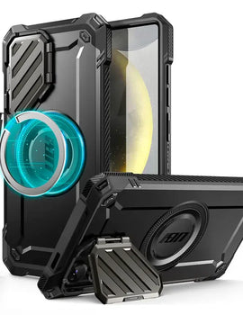 For Samsung Galaxy S25 Ultra Case UB Mag XT Heavy Duty Rugged Strong Phone Case with Camera Cover Kickstand