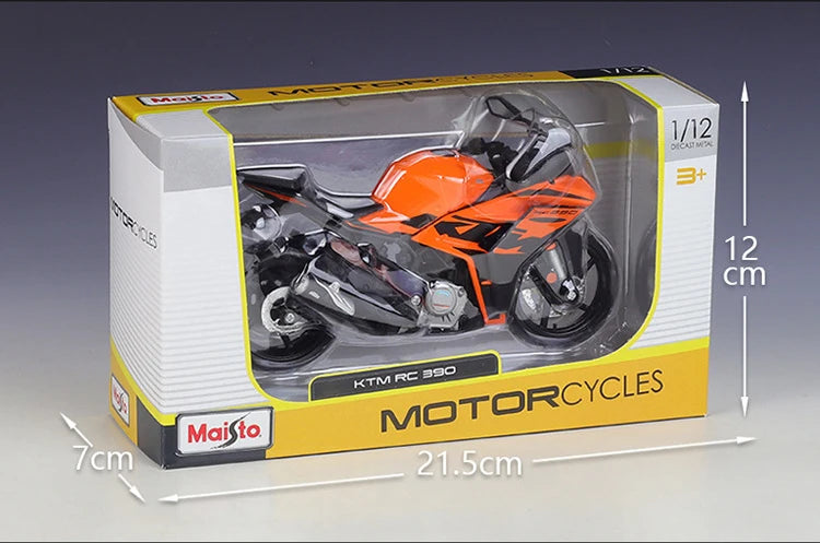 1 12 Scale KTM RC390 Diecast Motorcycle Model