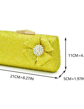 Nigerian Italian Shoes and Bags Set Decorated with Rhinestone Luxury Shoe and Bag Set for Party in Women