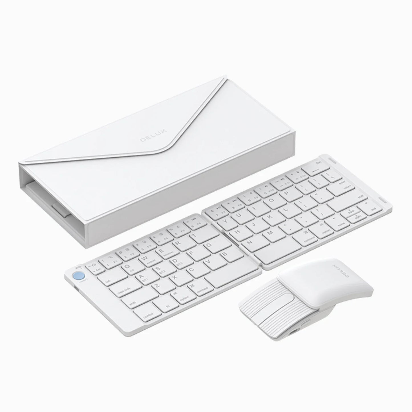 Folding Bluetooth Keyboard & Mouse Combo – Ultra Slim Portable Set