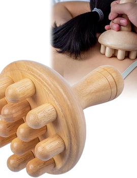 Wooden Foot Massage Roller Relieves Fatigue Foot Pain and Plantar Fasciitis Plantar Muscle Relaxation Tool Releases Lymph