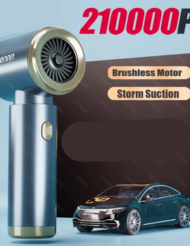 210000PA Car Vacuum Cleaner Strong Suction Wireless Cleaner Cordless High Suction Vacuum Cleaner Powerful Cleaning Machine