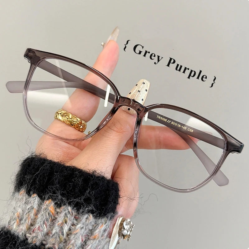 Retro Square Blue Light Blocking Progressive Multifocal Prescription Glasses