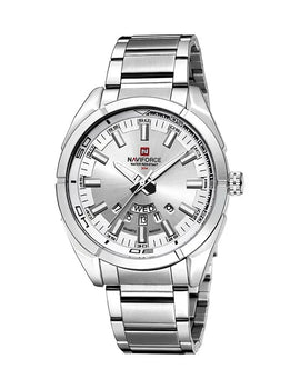 Stainless teel Sport Waterproof Male Watches Quartz Date Display Clock