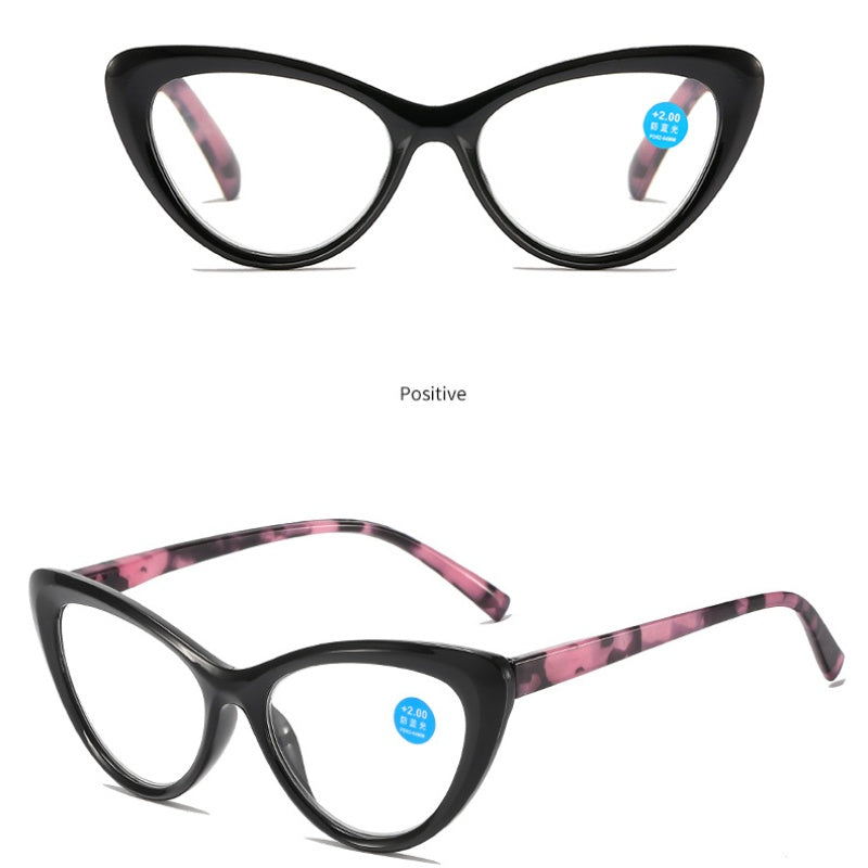 Cat Eye Reading Glasses Anti Blue Light Eyewear Design Trend Elderly Reading Books Computer Eyeglasses