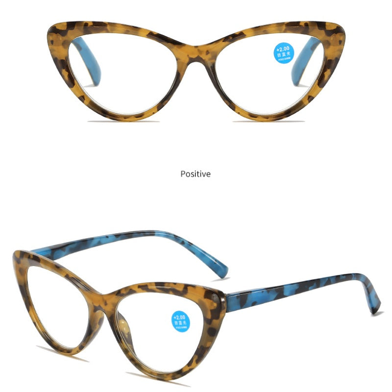 Cat Eye Reading Glasses Anti Blue Light Eyewear Design Trend Elderly Reading Books Computer Eyeglasses