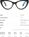 Cat Eye Reading Glasses Anti Blue Light Eyewear Design Trend Elderly Reading Books Computer Eyeglasses
