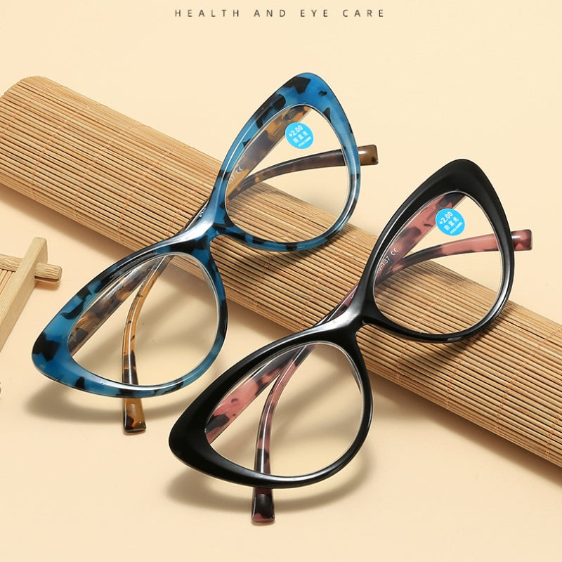 Cat Eye Reading Glasses Anti Blue Light Eyewear Design Trend Elderly Reading Books Computer Eyeglasses