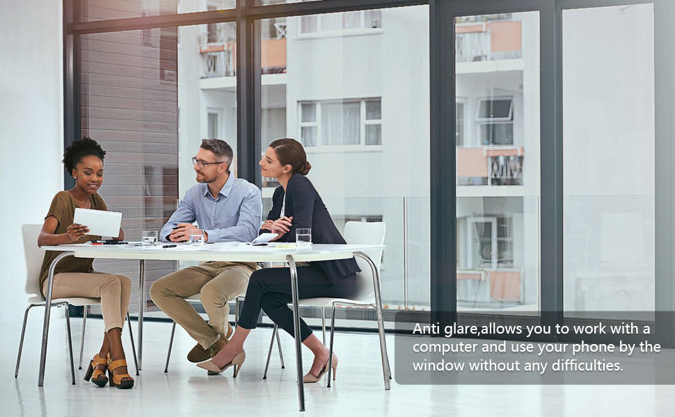 Window Privacy Film One Way Daytime Mirror Tint UV Heat Control Vinyl Stickers Sun Block Glass Paper Door Covering Reflective