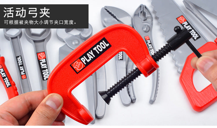 Toolbox Kit Educational Toys Simulation Repair Tools Toys Drill Plastic Game Learning Engineering Puzzle Toys Gifts For Boy