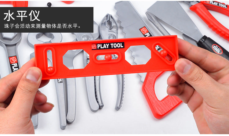 Toolbox Kit Educational Toys Simulation Repair Tools Toys Drill Plastic Game Learning Engineering Puzzle Toys Gifts For Boy