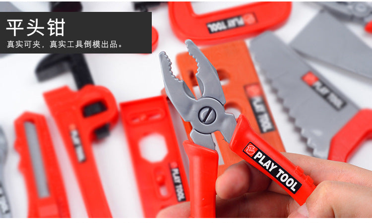 Toolbox Kit Educational Toys Simulation Repair Tools Toys Drill Plastic Game Learning Engineering Puzzle Toys Gifts For Boy