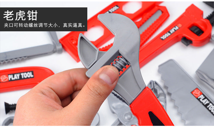 Toolbox Kit Educational Toys Simulation Repair Tools Toys Drill Plastic Game Learning Engineering Puzzle Toys Gifts For Boy