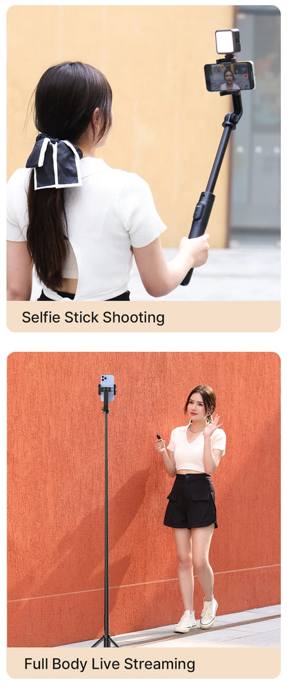 1.5m Bluetooth Wireless Selfie Stick Tripod Monopod for Smartphone GoPro Hero 12 11 10 9 8 insta360 X3 DSLR Camera