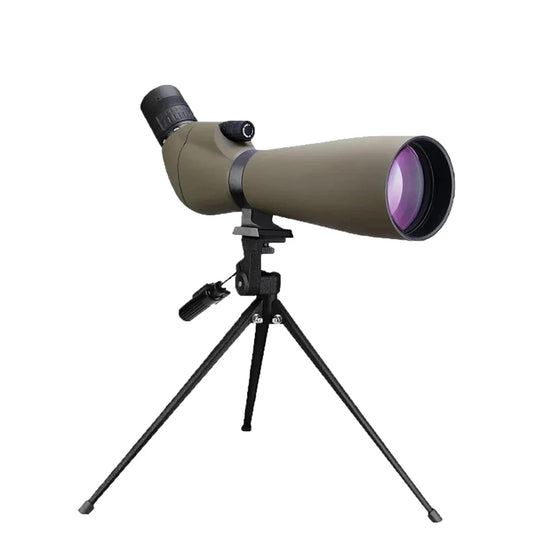 SV401 20-60x80 Spotting Scope BK7 Silver + MC Prism IPX6 Waterproof spyglass with Tripod Camping Equipment