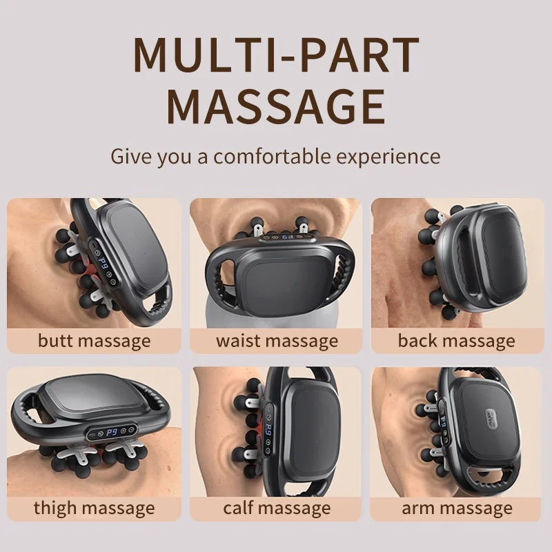 24 Massage Heads Massage  Deep Tissue Muscle Professional Grade High Quality Wireless Frequency Vibration Masajeador