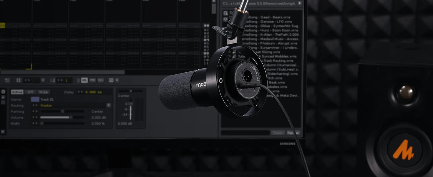 PD300X Dynamic Microphone XLR USB Podcast Recording Mic 192kHz24bit for Content Creation Home Audio Studio Noise Reduction