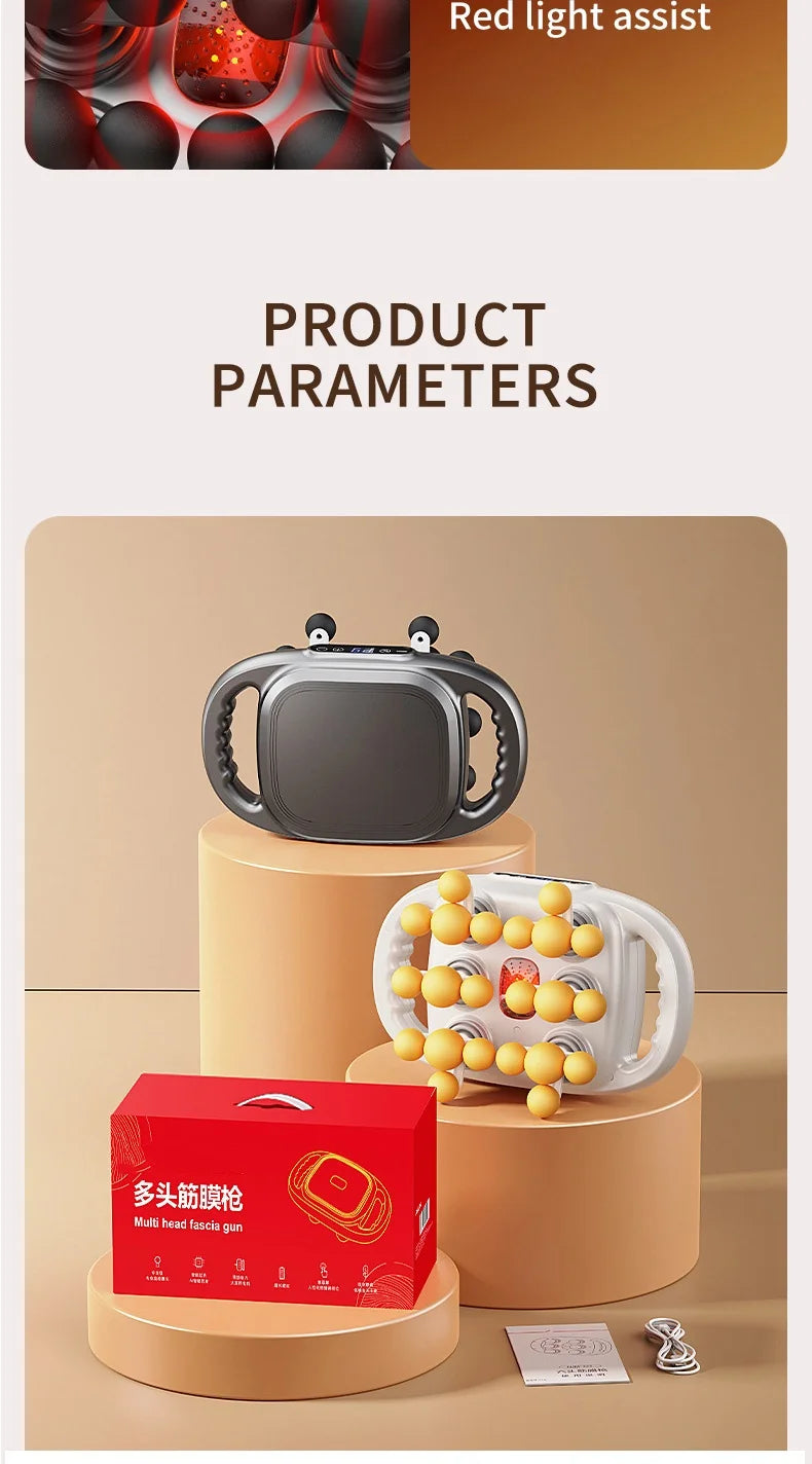 24 Massage Heads Massage  Deep Tissue Muscle Professional Grade High Quality Wireless Frequency Vibration Masajeador