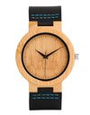 Belt Wood Watch Simple Fashion Lettering Custom Logo