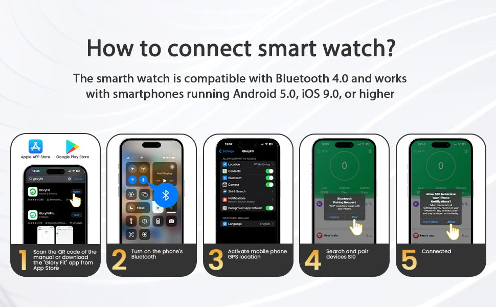 Smart Watch for Men Heart Rate Sleep Bluetooth Sport Smart Bracelet 1.39 Inch 360*360 HD Screen Outdoors Smartwatch