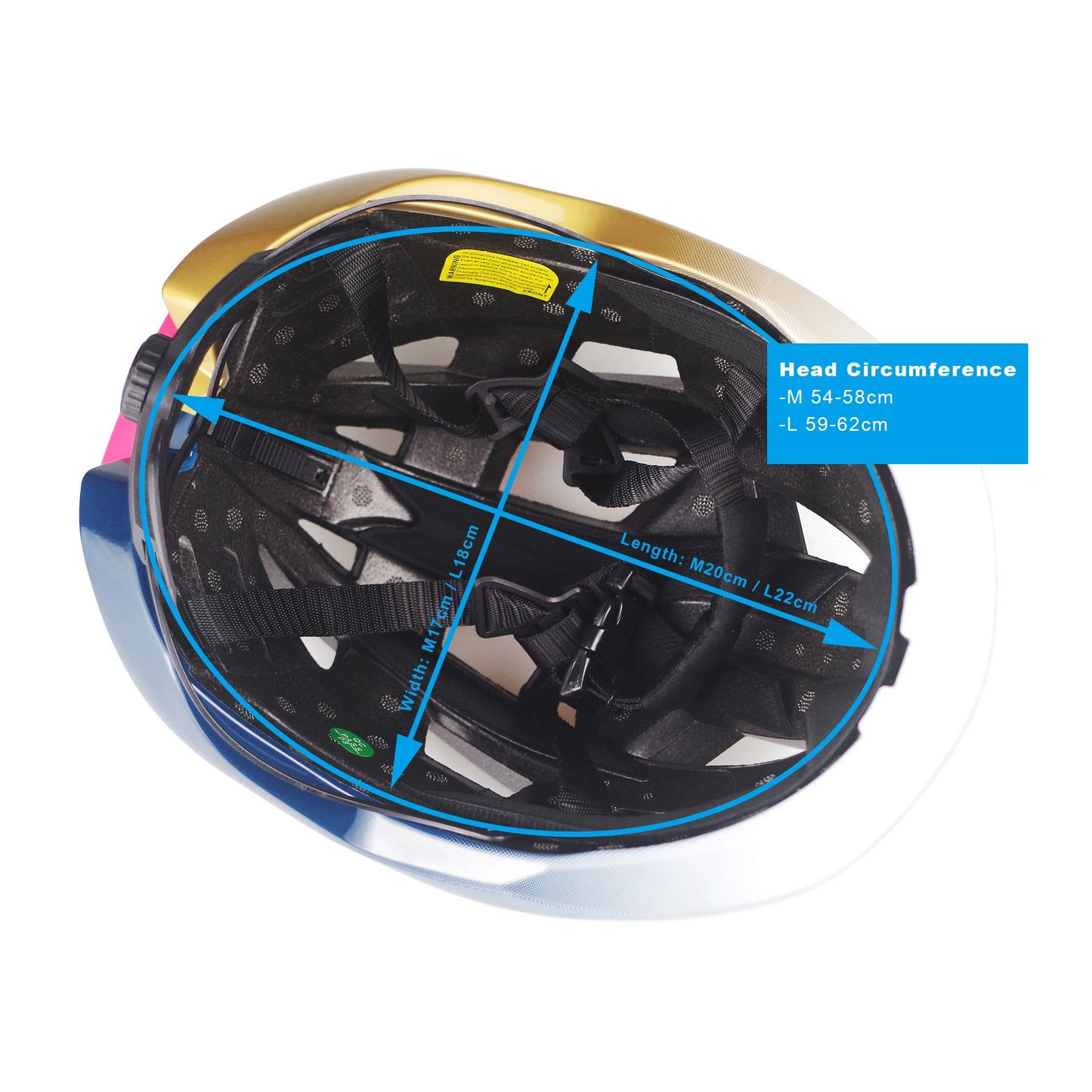 Ultra Lightweight Aero Road Bike Cycling Helmet With Adjustable Fit