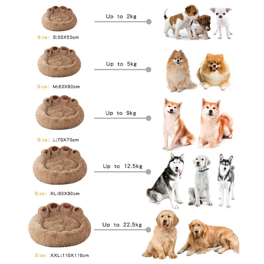 Plush Pet Bed Sofa Cushion for Dogs and Cats