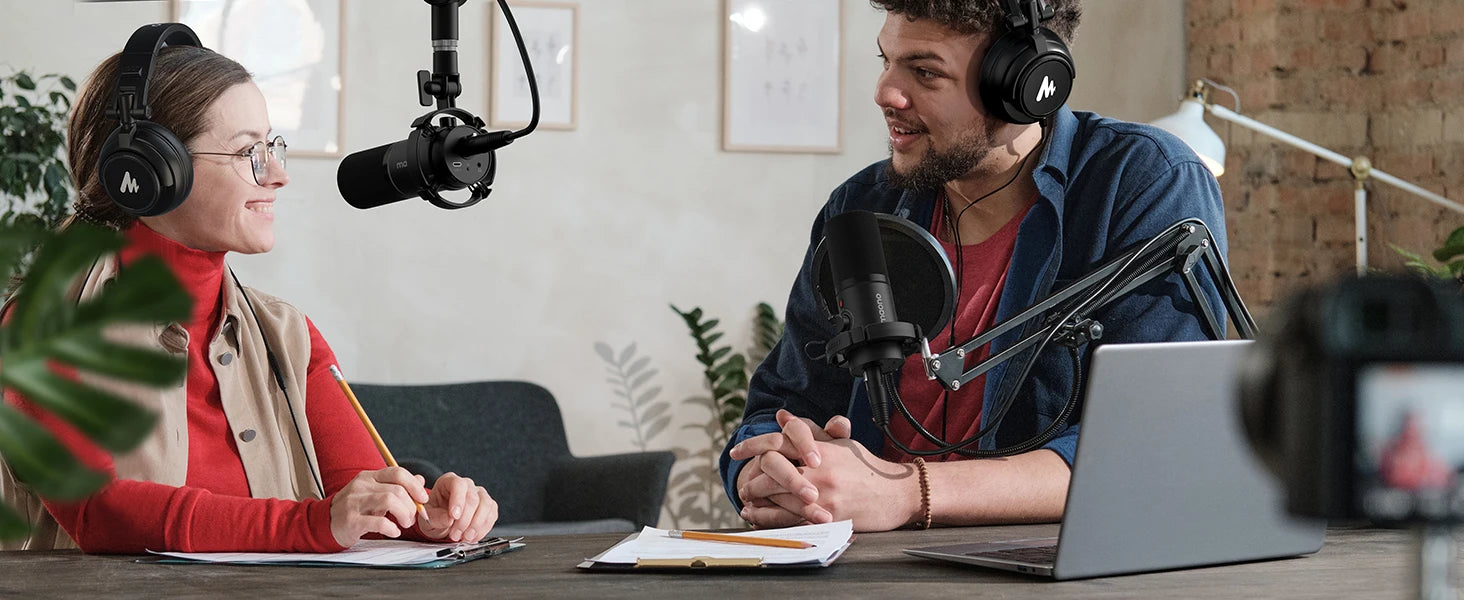 XLR\USB Dynamic Microphone For Gaming Recording Streaming Youtube Metal Mic With Software Tap-to-Mute Gain Knob PD200X