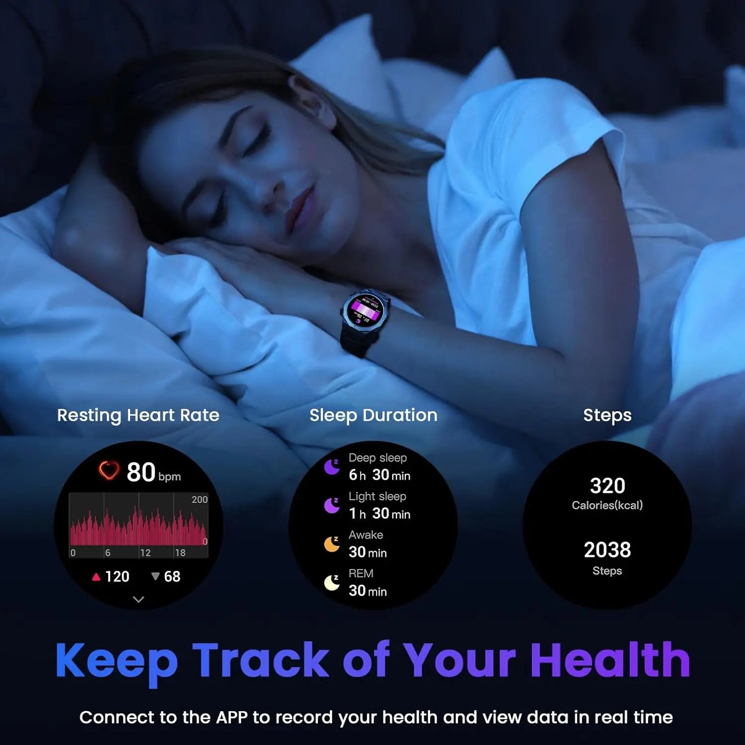 Smart Watch for Men Heart Rate Sleep Bluetooth Sport Smart Bracelet 1.39 Inch 360*360 HD Screen Outdoors Smartwatch