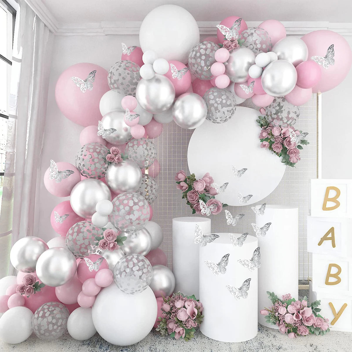 Balloon Garland Arch Kit Birthday Party Decoration Girl Birthday Foil Balloon  Baby Shower Decor Globos Wedding Party Supplies