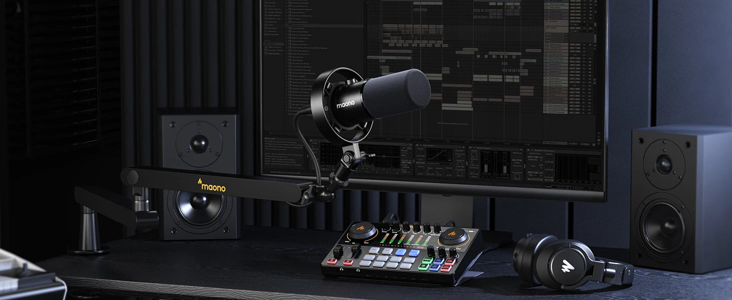PD300X Dynamic Microphone XLR USB Podcast Recording Mic 192kHz24bit for Content Creation Home Audio Studio Noise Reduction