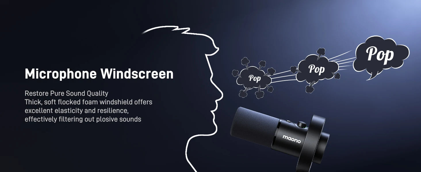 PD300X Dynamic Microphone XLR USB Podcast Recording Mic 192kHz24bit for Content Creation Home Audio Studio Noise Reduction