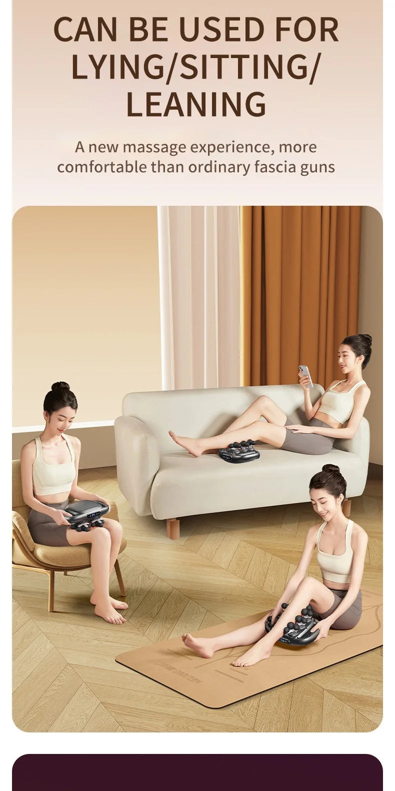 24 Massage Heads Massage  Deep Tissue Muscle Professional Grade High Quality Wireless Frequency Vibration Masajeador