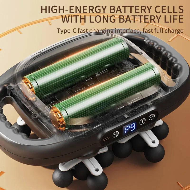 24 Massage Heads Massage  Deep Tissue Muscle Professional Grade High Quality Wireless Frequency Vibration Masajeador