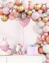 Pink Gold Balloon Garland Arch Kit Birthday Party Decor Kids Girl Wedding Birthday Party Baloon Supplies Baby Shower Latex Balon