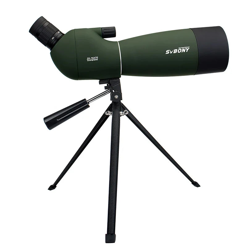25-75x70 Telescope Spotting Scope Powerful Zoom Monocular FMC BAK4 Waterproof For Bird Watching Target Shotting