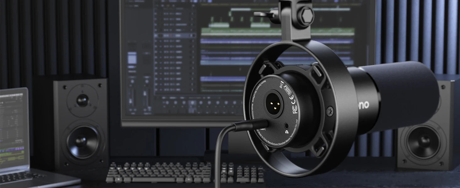 PD300X Dynamic Microphone XLR USB Podcast Recording Mic 192kHz24bit for Content Creation Home Audio Studio Noise Reduction