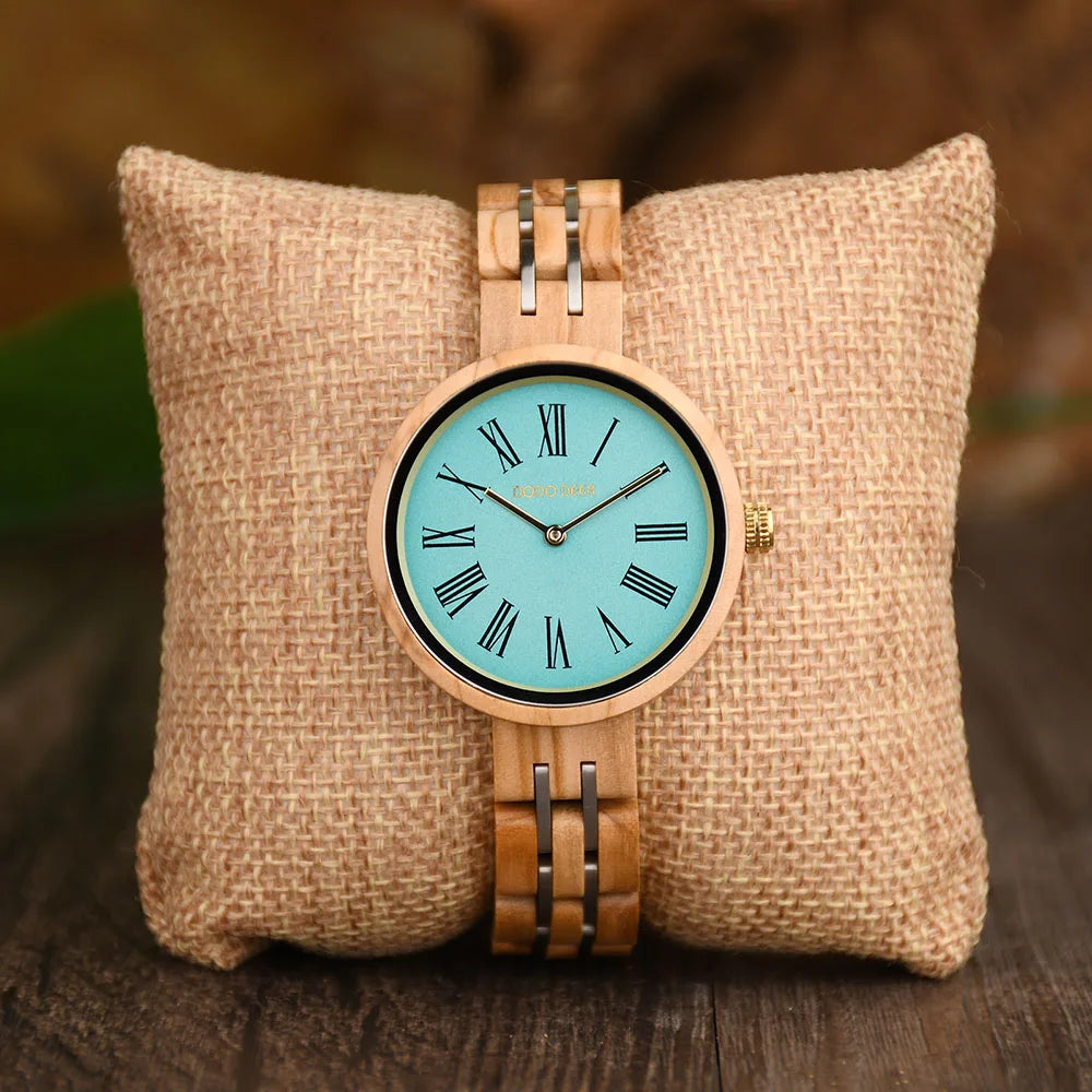 Wooden Watch  Wristwatch Couple Gift Christmas